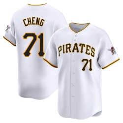 Tsung-Che Cheng Pittsburgh Pirates Men's Limited Home Jersey - White