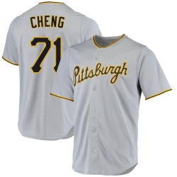 Tsung-Che Cheng Pittsburgh Pirates Men's Replica Road Jersey - Gray