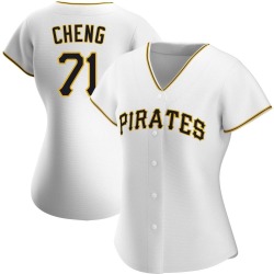 Tsung-Che Cheng Pittsburgh Pirates Women's Authentic Home Jersey - White