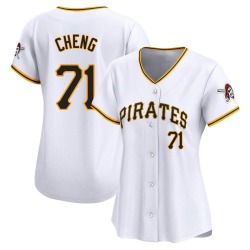 Tsung-Che Cheng Pittsburgh Pirates Women's Limited Home Jersey - White