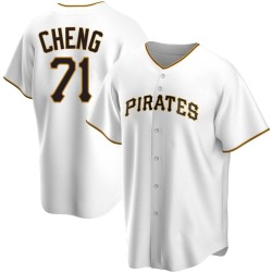 Tsung-Che Cheng Pittsburgh Pirates Youth Replica Home Jersey - White