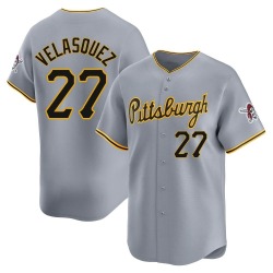 Vince Velasquez Pittsburgh Pirates Men's Limited Away Jersey - Gray