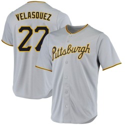 Vince Velasquez Pittsburgh Pirates Men's Replica Road Jersey - Gray