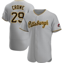 Wil Crowe Pittsburgh Pirates Men's Authentic Road Jersey - Gray