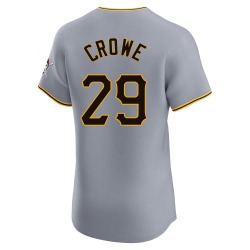 Wil Crowe Pittsburgh Pirates Men's Elite Road Jersey - Gray