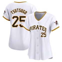 Yoshi Tsutsugo Pittsburgh Pirates Women's Limited Home Jersey - White